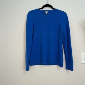 L.L. Bean | Classic Cashmere Crewneck | Royal blue